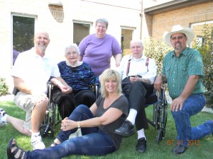 Grandpa and Grandma and 4 of the 5 the kids. Vern, Karen, Randy, and Sheri. Dale passed away after Keith and i got married.